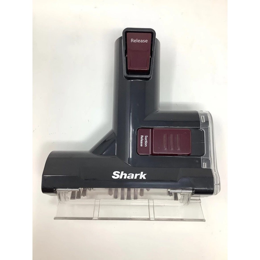 Shark Motorized Pet Power Brush Vacuum Attachment Charcoal Grey Suction Release‎